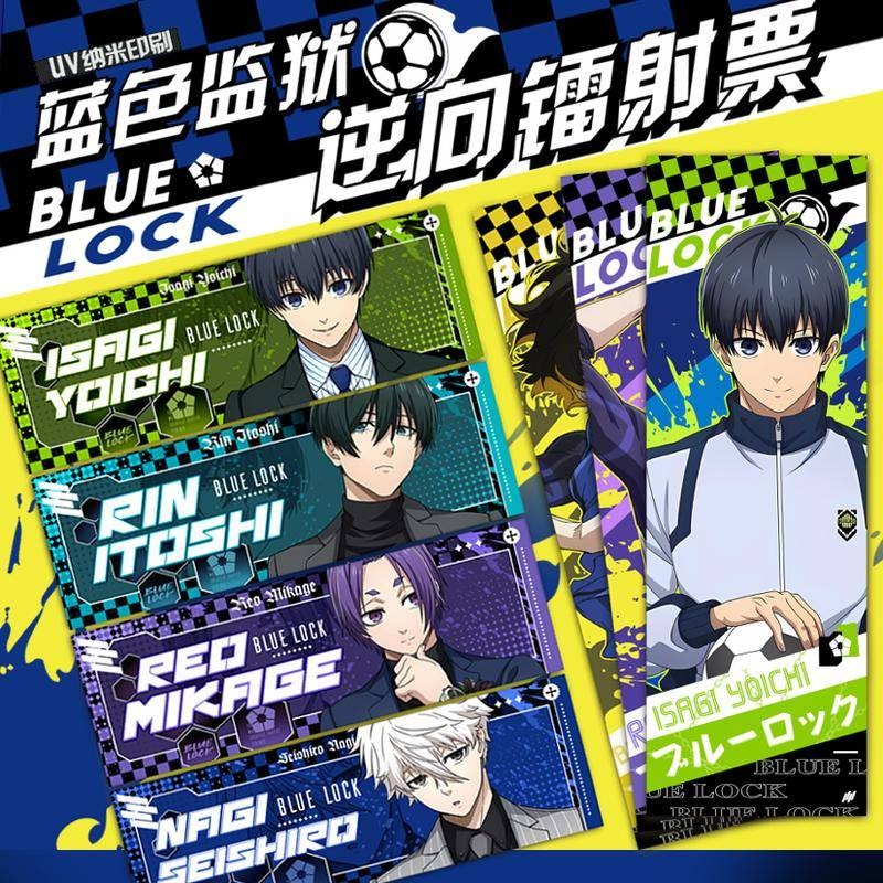 การ์ดเลเซอร์ Blue Lock Sishiro Jin, Hifumi Kisaragi การ์ดแฟลชพิมพ์ลายนาโน UV