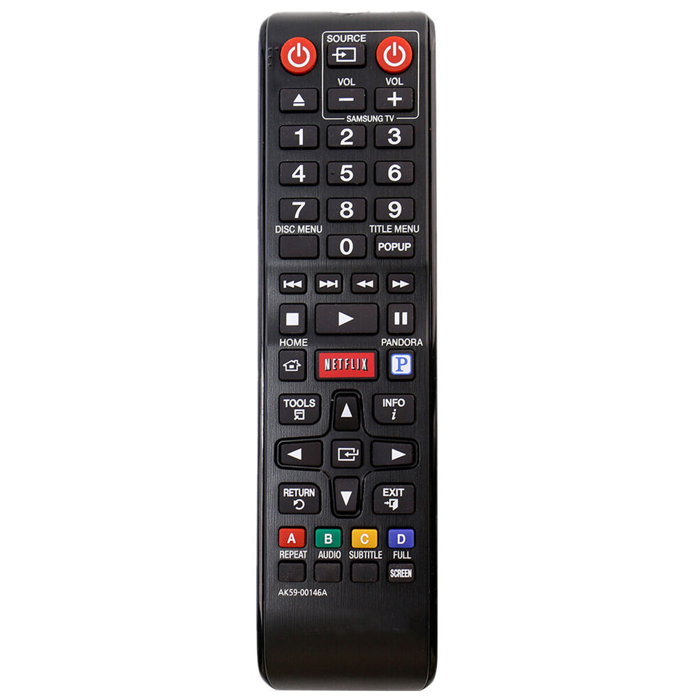 รีโมทคอนโทรลทดแทนสําหรับ Samsung Blu-ray Player BD-E5300 BD-E5400 BD-EM53 BD-EM53C-