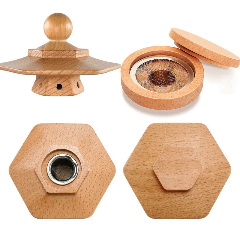 Wooden Cocktail Smoker Kit Whiskey Fruity Wood Chips Bartending Accessories Smoke Maker For Drinks K