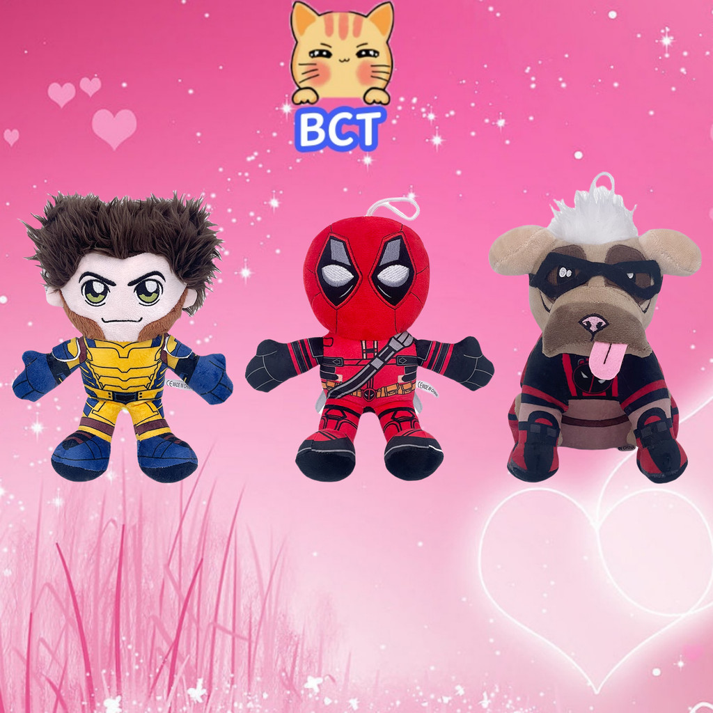Bct ในสต็อกในสต็อก น่ารักเดดพูลของเล่นตุ๊กตาเดดพูลตุ๊กตาของขวัญสําหรับเด็กตกแต่งบ้านของเล่นตุ๊กตาอะนิเมะยัดตุ๊กตาวันเกิดและของขวัญคริสต์มาส