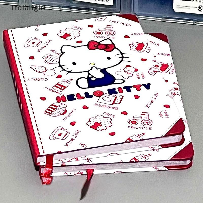 Tfl การ์ตูน Sanrio Hello Kitty A5 โน๊ตบุ๊คดูดีนักเรียนน่ารักหน้าสีทึบไดอารี่นักเรียนการเรียนรู้เครื่องเขียน Notepad GZ