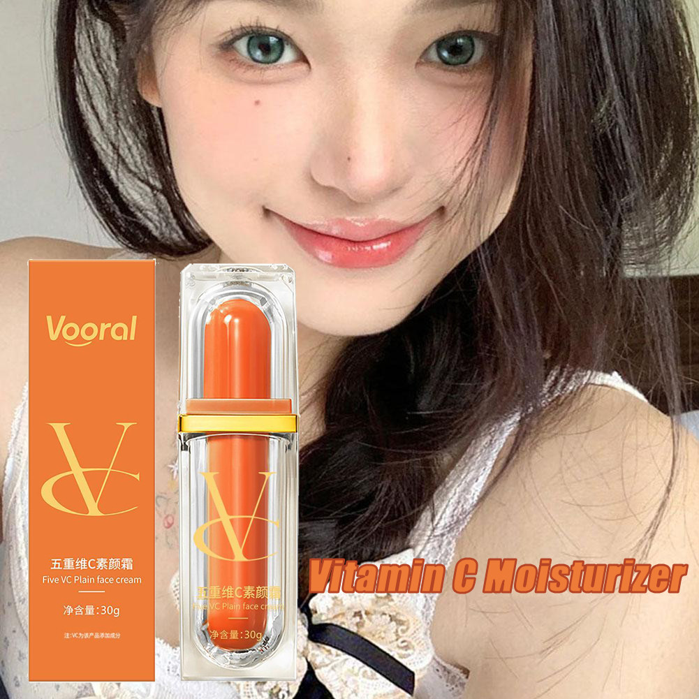 5 มิติ C Plain Cream 4-in-1 Vooral Isolating ผักครีมคอนซีลเลอร์ Moisturizer