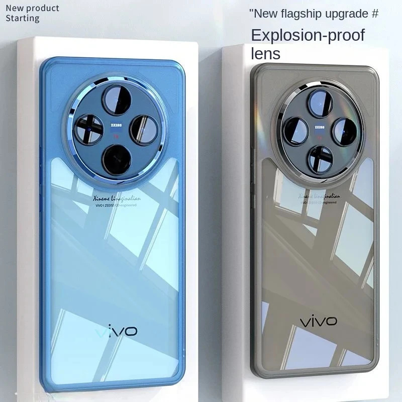 สําหรับ VVIVO X200 Pro Mini Soft TPU เลนส์โปร่งใสป้องกันโทรศัพท์ฝาหลังสําหรับ VIVO X200 X100S Pro Mini X100Ultra Shell