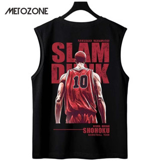 เสื้อกล้ามแขนกุด แบบบาง ทรงหลวม ขนาดใหญ่ สีดํา สไตล์เกาหลี แ…