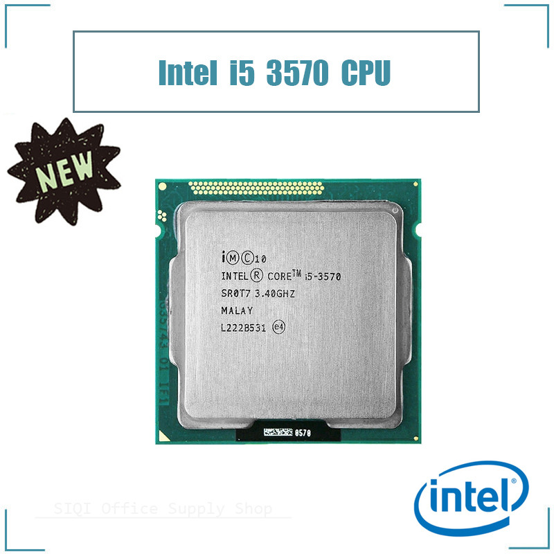 เมนบอร์ด Cpu Intel core I5 3570 รองรับโปรเซสเซอร์ Cpu LGA1155 Quad-core 3.4GHz