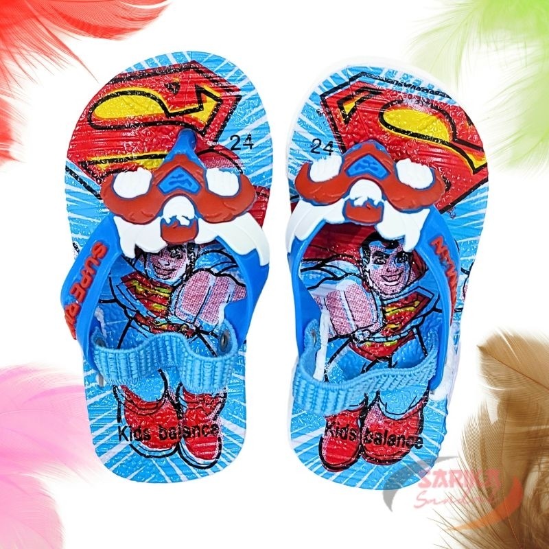 Cit 558-CR1 Superman รองเท้าแตะ Cicit Superman รองเท้าแตะรองเท้าแตะชายเสียง Cicit Superman Sound รอง