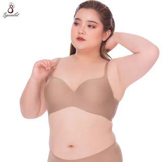 Sgarlet Plussize เสื้อในมีโครง สาวอวบ ตัวเรียบ ทรงสวยใส่สบาย ไม่กดเจ็บ ฟองน้ำปั๊มเจาะรูช่วยระบายอากาศ ไม่อับชื้น MB1719