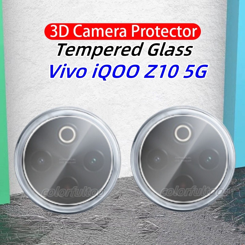 Vivo IQOO Z10 5G 2025 Clearกล้องป้องกันฟิล์มสําหรับVivo IQOO Z10 Turbo Z10Turbo iQOOZ10 5G 3Dโค้งHDคลุมทั้งหมดกล้องกระจกนิรภัยป้องกันหน้าจอกลับฟิล์มเลนส์