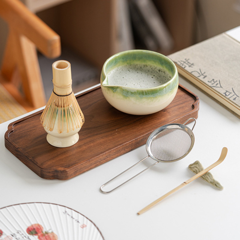 NEW ชุดชงชาญี่ปุ่น 5/7ชิ้น ชุดชามมัทฉะ ถ้วยชงมัทฉะ อุปกรณ์ชงชา - รูปที่ 7