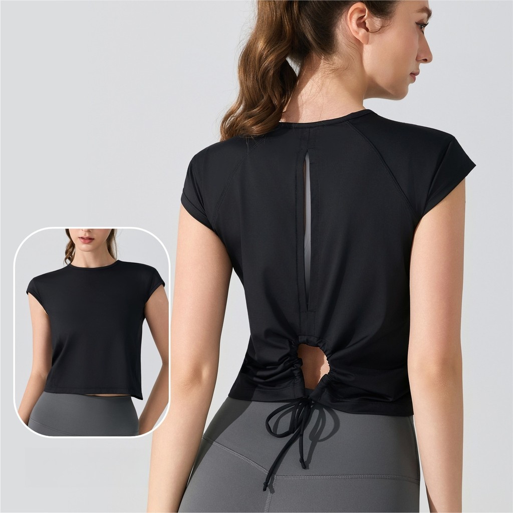 L.CIRCLE Yoga Sport Top เสื้อกล้ามดีไซน์เปิด ราคา ถูกที่สุด ดีลบีเคเค แกลเลอรีภาพที่ 4