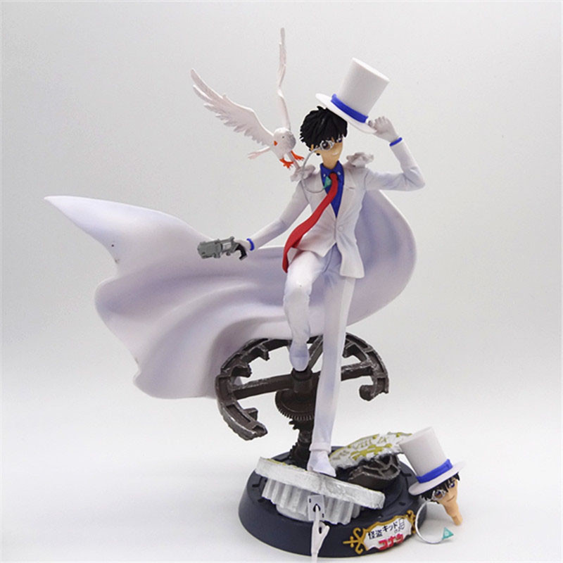 30 ซม.เด็ก Phantom Thief สีขาว Tuxedo ของเล่นนักสืบ Conan Kuroba Kaito Action Figure ตุ๊กตาของเล่นสําหรับของขวัญ