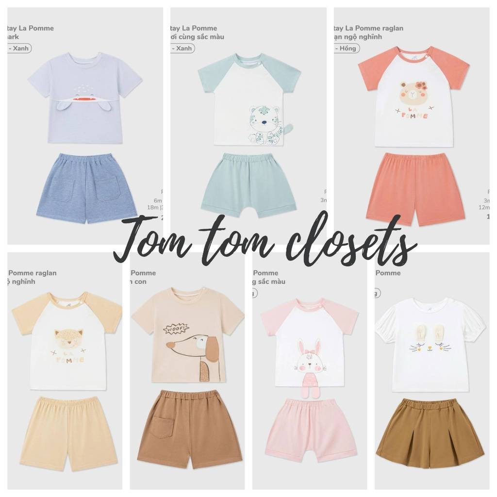 La pomme SS2025 Baby short collection T7.5