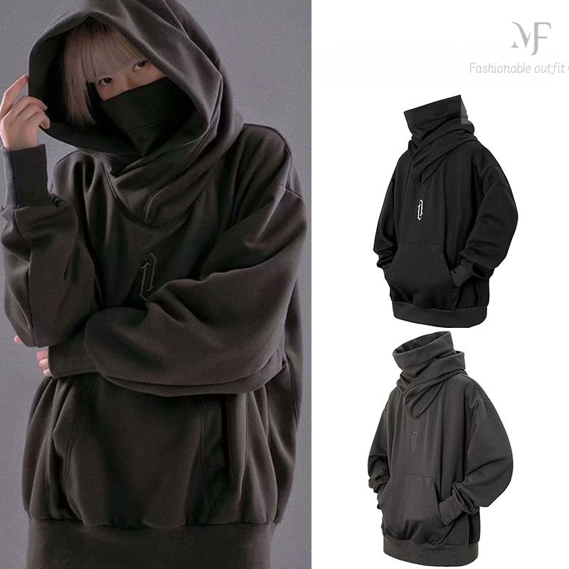 FM เสื้อกันหนาวฮู้ดเกาหลี 2025 แขนยาว (L-XXL) ผ้าหนานุ่ม อุ่นสบาย ส่งด่วนจากไทย
