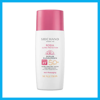 Srichand Sunlution Rosia Ultra Protection Serum Sunscreen SPF50+ PA++++ 40ml ศรีจันทร์ เซรั่มกันแดดเนื้อบางเบา.