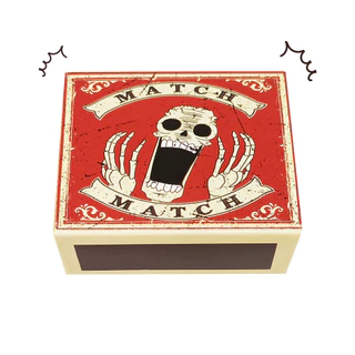 อุปกรณ์ประกอบฉากวันเอพริลฟูลฮาโลวีน Spoof Matchbox ของเล่นตลกสร้างสรรค์