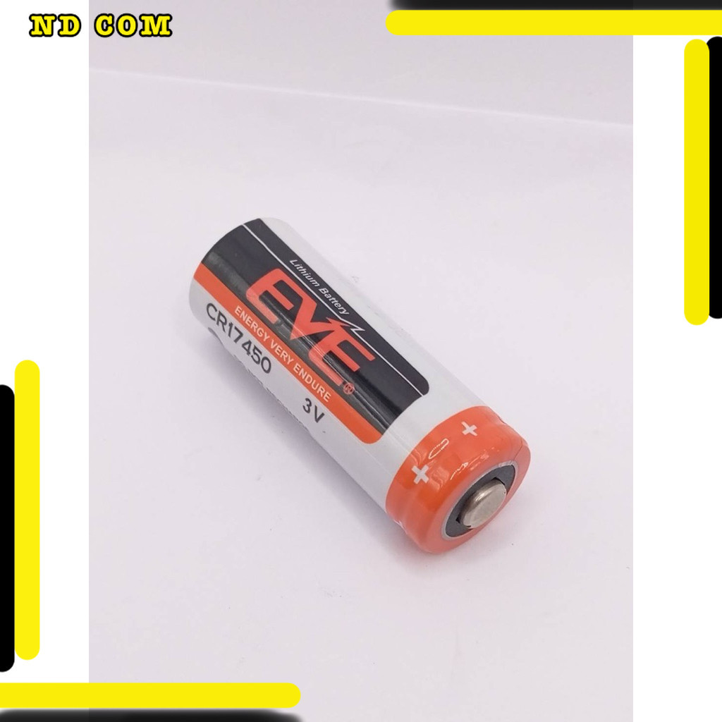 สุดคุ้ม! CR17450 ER17450 EVE มีขา แบตเตอรี่ CR17450 ER17450 ขาลงปริ้น  EVE มีขา