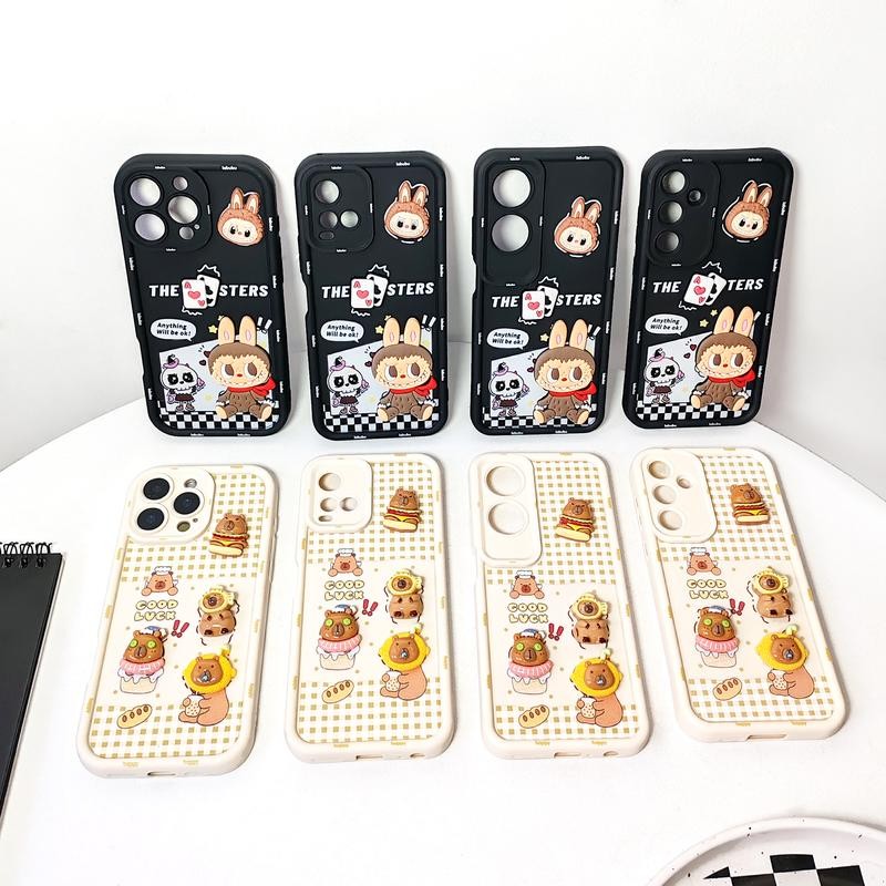 เคสการ์ตูนนูนคาปิบาร่า-ลาบูบู้ OPPOA54 A57 A58 A60 RENO12 RENO7Z RENO8T SAMSUNG A05 A05S A13 A14 1A5