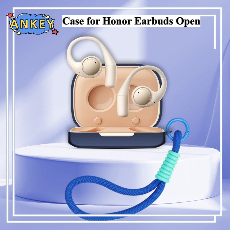 for Honor Earbuds Open Case Soft Silicone Protective Portable Scratch Shock Resistant Shell with Car