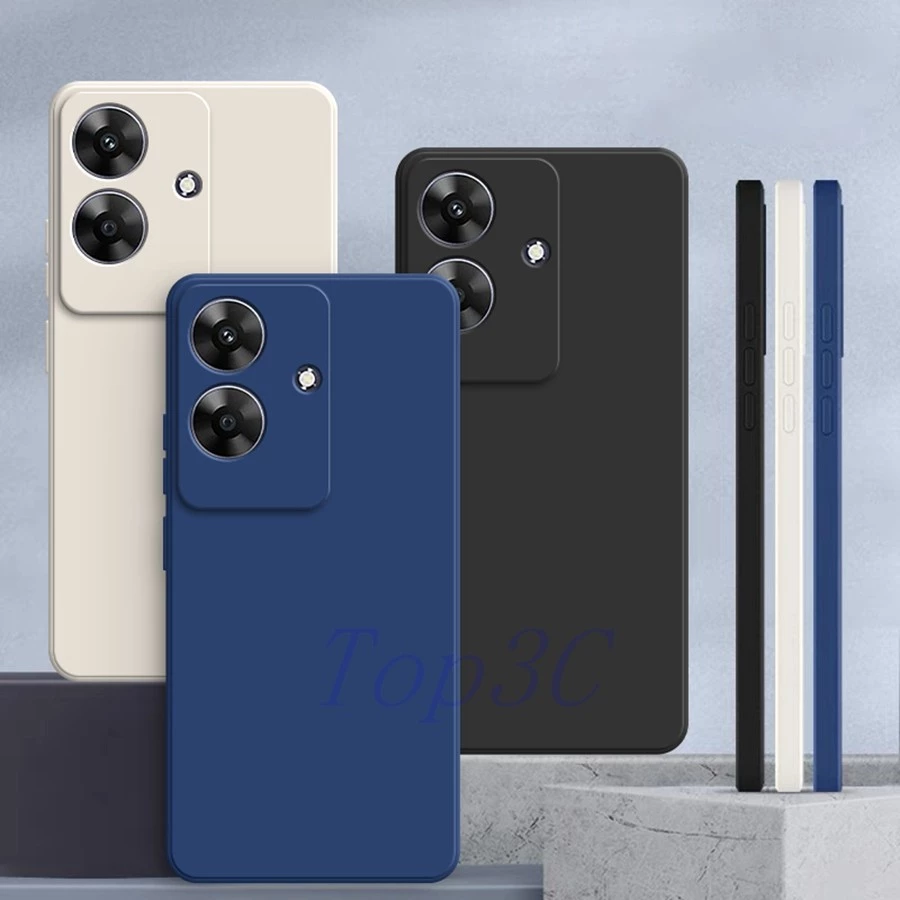 เคส Realme Note 60 / Note 50 เคสซิลิโคนสีธรรมดาเรียบง่าย YT