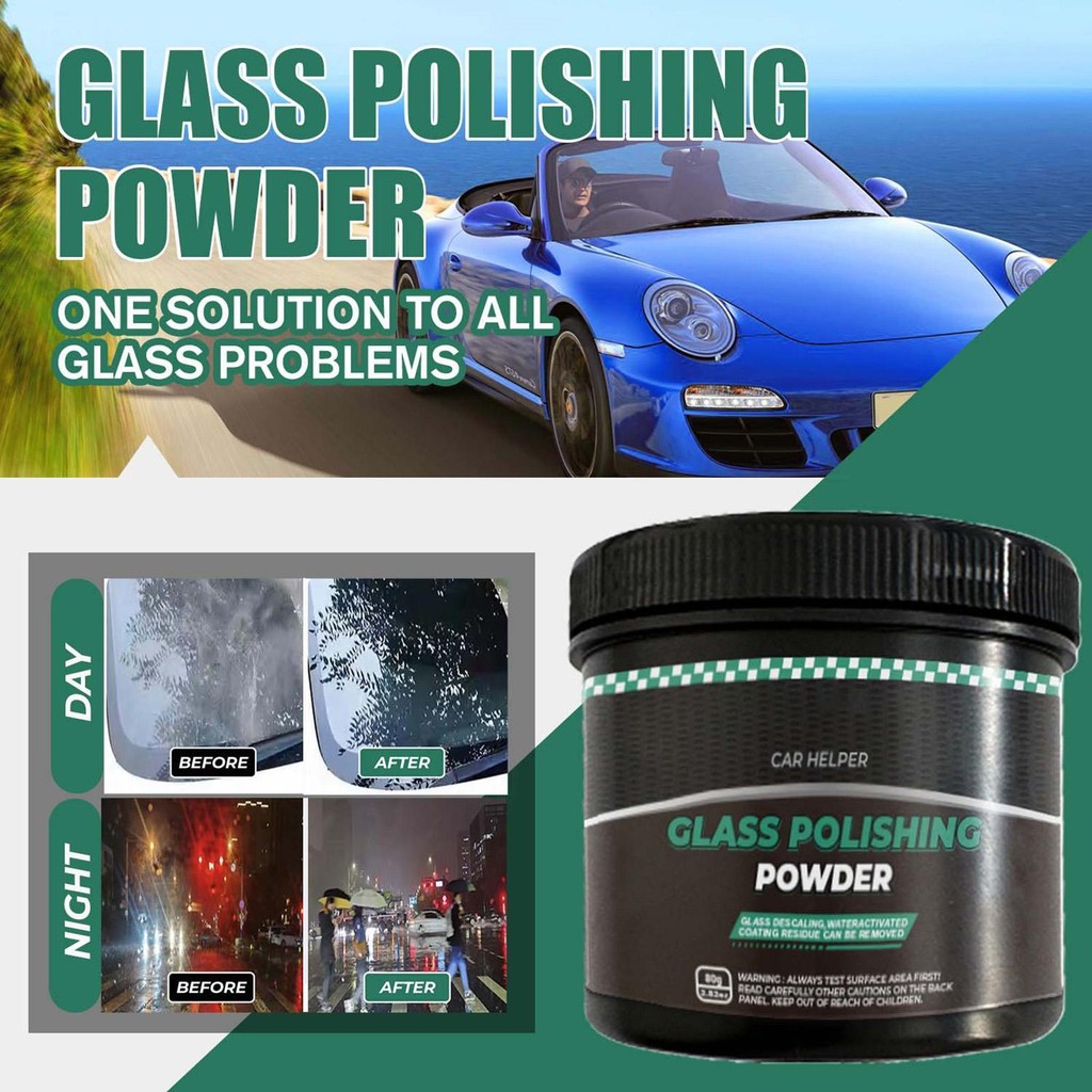 แก้วรถ Polish Acid Rain & Watermarks Remover สําหรับรถยนต์ Cerium Oxide Powder Glass Polishing Compo