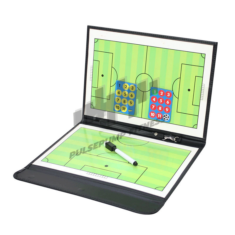 โค้ชกระดานวางแผน กระดานแม่เหล็กวางแผนฟุตบอล กระดานฟุตบอล พกพาได้ง่าย สามารถพับได้ Soccer Coach Match Training คลิปบอร์ด - รูปที่ 6