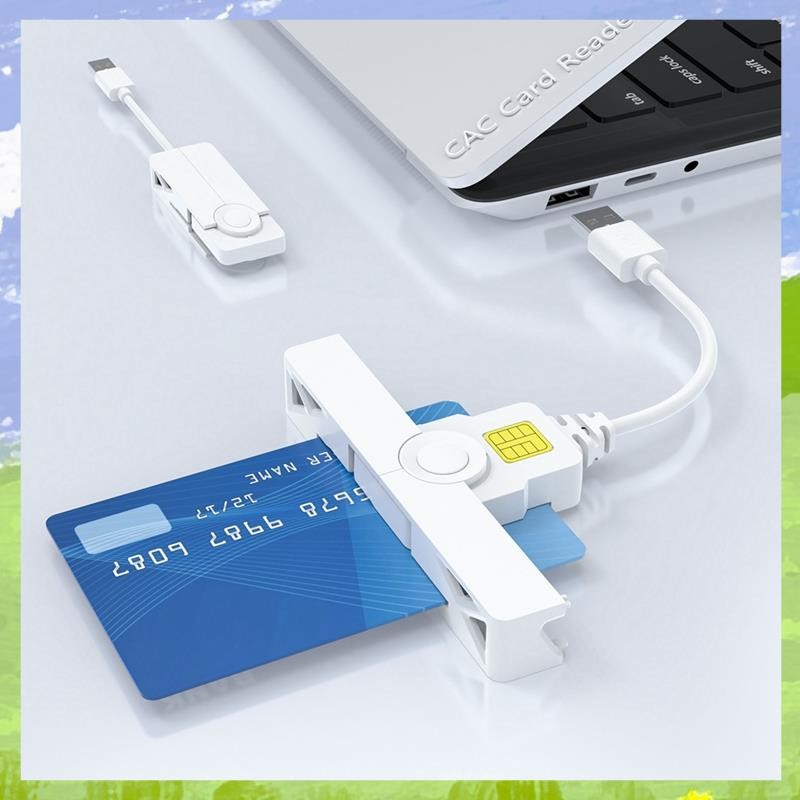 เครื่องอ่านการ์ดอัจฉริยะ เครื่องอ่านการ์ดอัจฉริยะ USB เครื่องอ่านการ์ดซิมสากลขั้วต่อ USB- ISO สําหรั