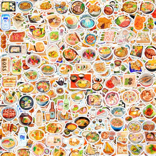 120ชิ้น/เซ็ต ★★★ สติ๊กเกอร์คู่มือไดอารี่ขนาดเล็กอาหารอร่อยญี่ปุ่น ★★★ DIY แฟชั่นสมุดภาพอัลบั้มตกแต่งสติ๊กเกอร์สติ๊กเกอร์ (ขนาด:2~3ซม.)