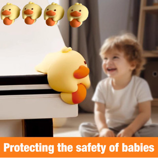 เป็ดสีเหลืองป้องกันการชนกันแผ่นมุมโต๊ะกาวในตัวปกป้องบ้านอุปก…