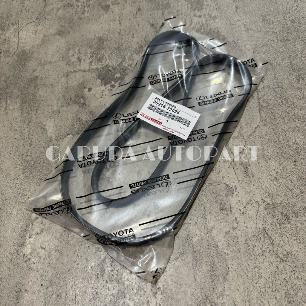 สายพานแวน สายพานพัดลม 4PK1220 ใหม่ Vios 1.5cc Gen 2 Yaris 1.5cc 2007-2013 90916-T2028