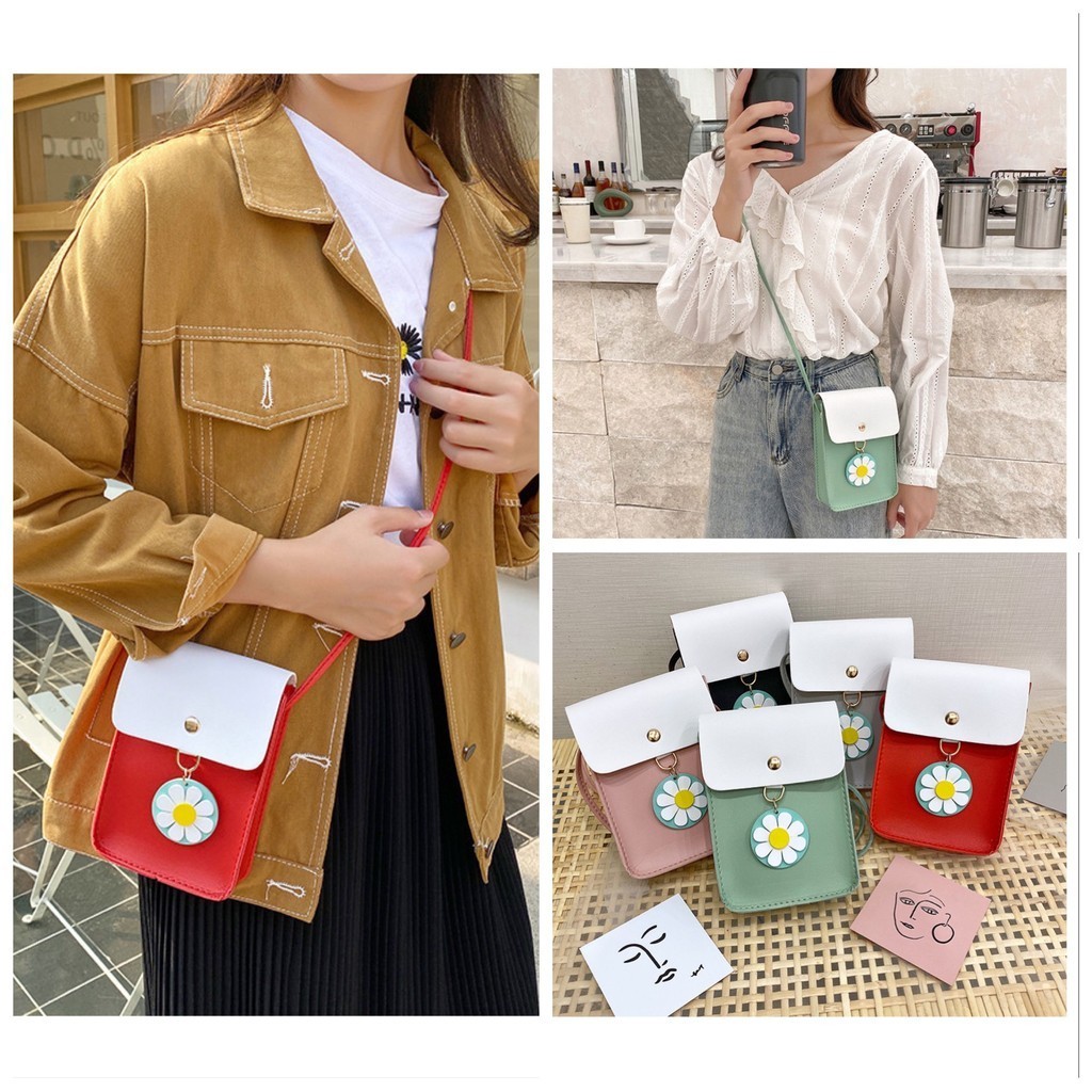 KVK-shop: กระเป๋าสะพายข้างผู้หญิงใส่โทรศัพท์ได้-ราคาโปรโมชั่น-มีหลายสีให้เลือกราคาถูกมาก bao3822