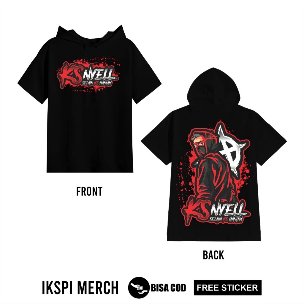 Ts Hoodie Kera Sakti KS NYELL นอกจาก KS Hantam BY Eighty ผ้าขนแกะวัสดุโดย IKSPI Merch IE4