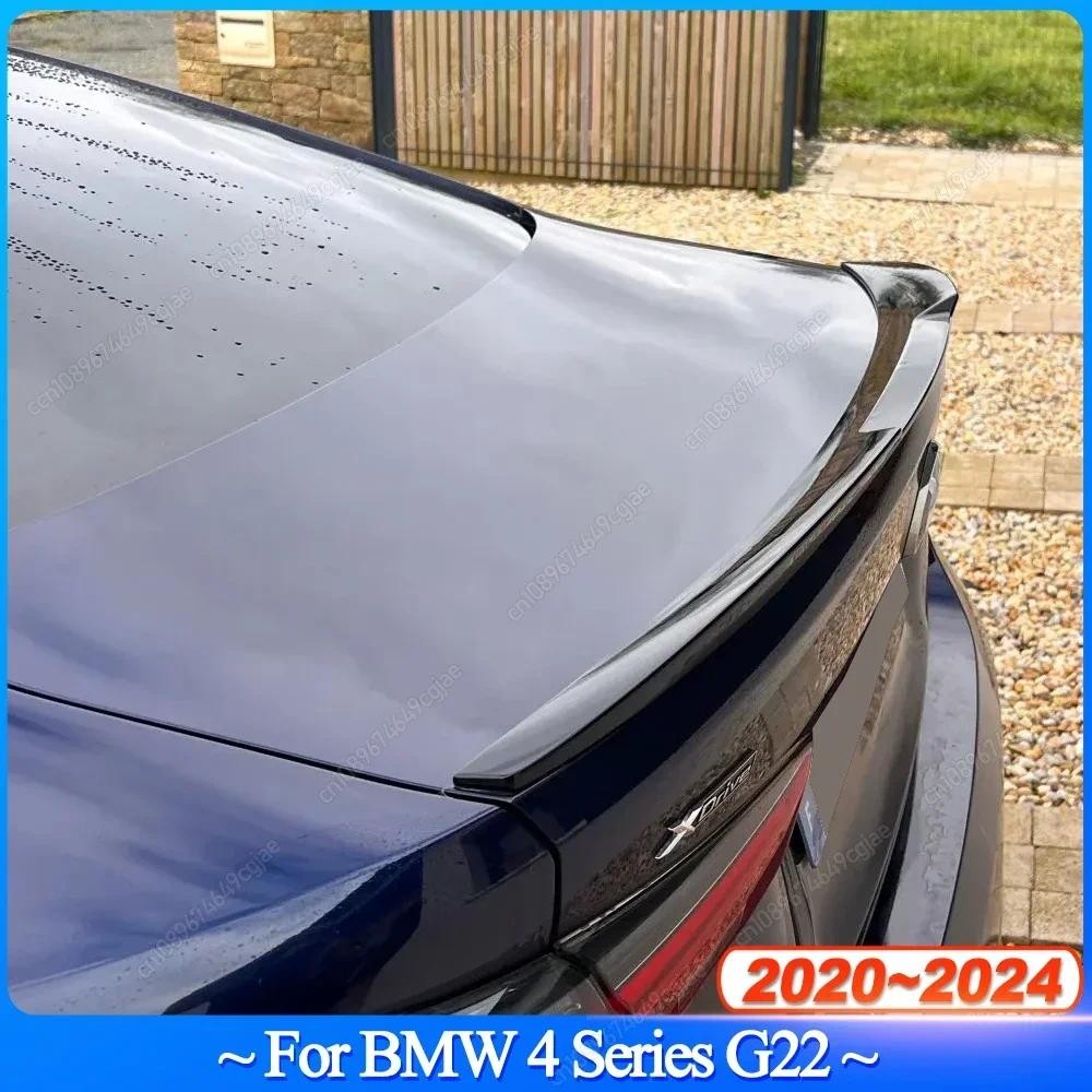 M4 สไตล์สําหรับ BMW 4 Series G22 420i 430i 420d 430d M440i M440d ด้านหลังสปอยเลอร์ Wing Bodykits ปรั