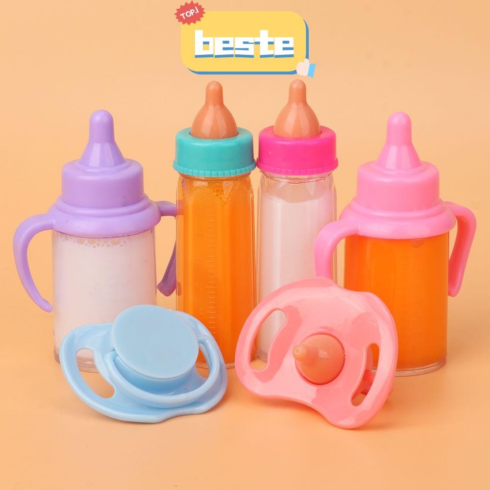 BESTE ขวดนมเมจิก 18 นิ้วตุ๊กตาพอดีตุ๊กตาทารกแรกเกิดขวดน้ําผลไม้ตุ๊กตา