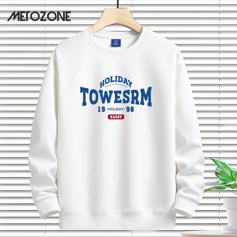เสื้อกันหนาวผู้ชาย ลายคอลูกเรือ ดีไซน์คล่องตัว สไตล์แฟชั่น