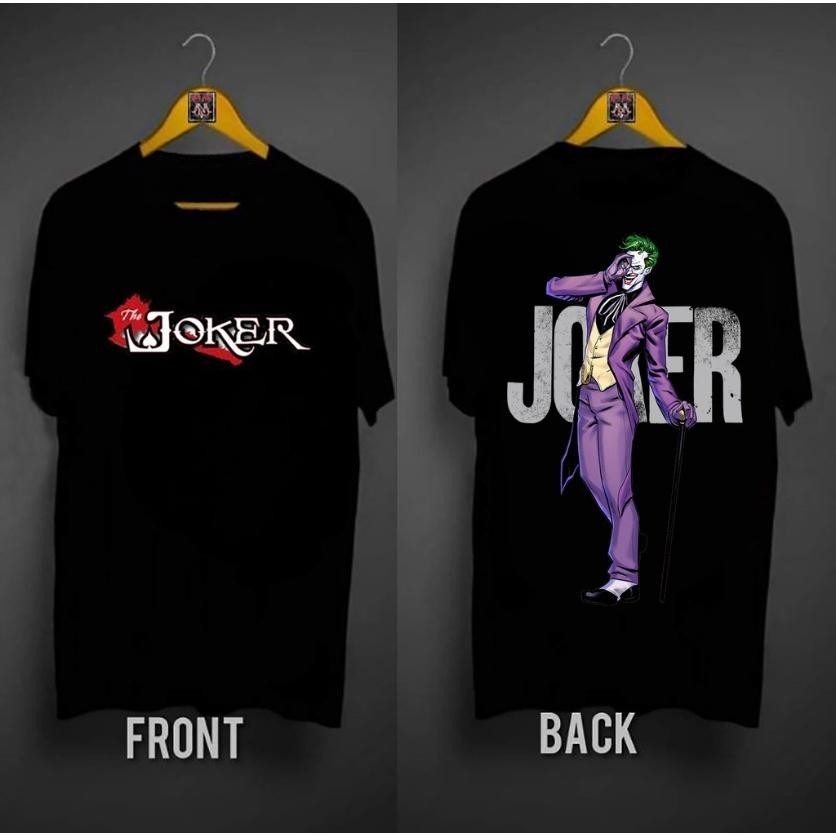 ((จัดส่งภายใน 24 ชั่วโมง) เสื้อยืดแขนสั้นคอกลมผ้าฝ้ายแท้ ลาย "The Joker (The Joker) สไตล์เยาวชนแนวสต