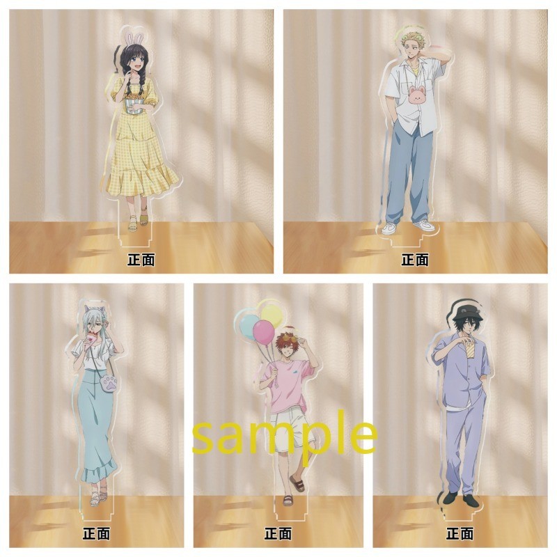 Kaoru Hana wa Rin ถึง Saku ยืนอะนิเมะ KeyChain Tsumugi Rintaro ผู้ชายพวงกุญแจสําหรับผู้หญิงแฟชั่นรูป