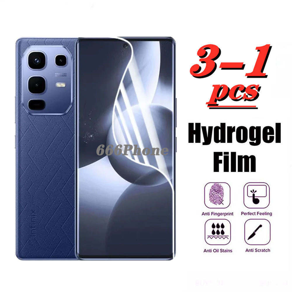 ฟิล์มไฮโดรเจลป้องกันลายนิ้วมือสําหรับ infinix Note 50 40 Pro Plus 5G 50S 50X 40S 40X Zero 30 5G 4G Clear Soft Hydrogel ป้องกันหน้าจอป้องกันฟิล์ม