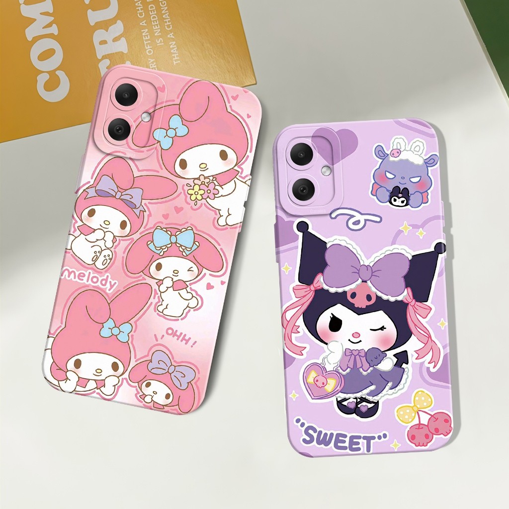 HP Samsung A06 2024 เคสยืดหยุ่น Softcase Samsung A06 A05 A05s A04 A04E - CLS9 Cherry Acc