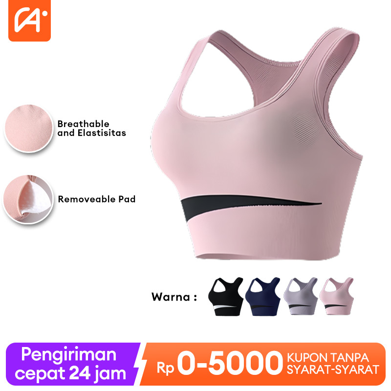 ANNARUN Sport Bra Foam Push Up Jumbo Top Wireless Bra Yoga Tank Bra Elasticity Gym 888
