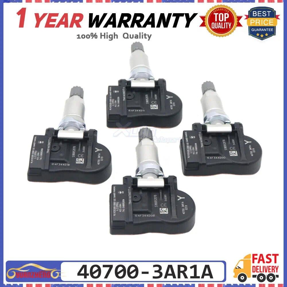 รถ TPMS ระบบตรวจสอบความดันยางเซนเซอร์ 40700-3AR1A 433Mhz Fit สําหรับ Nissan Sentra SR SV Versa SL 40
