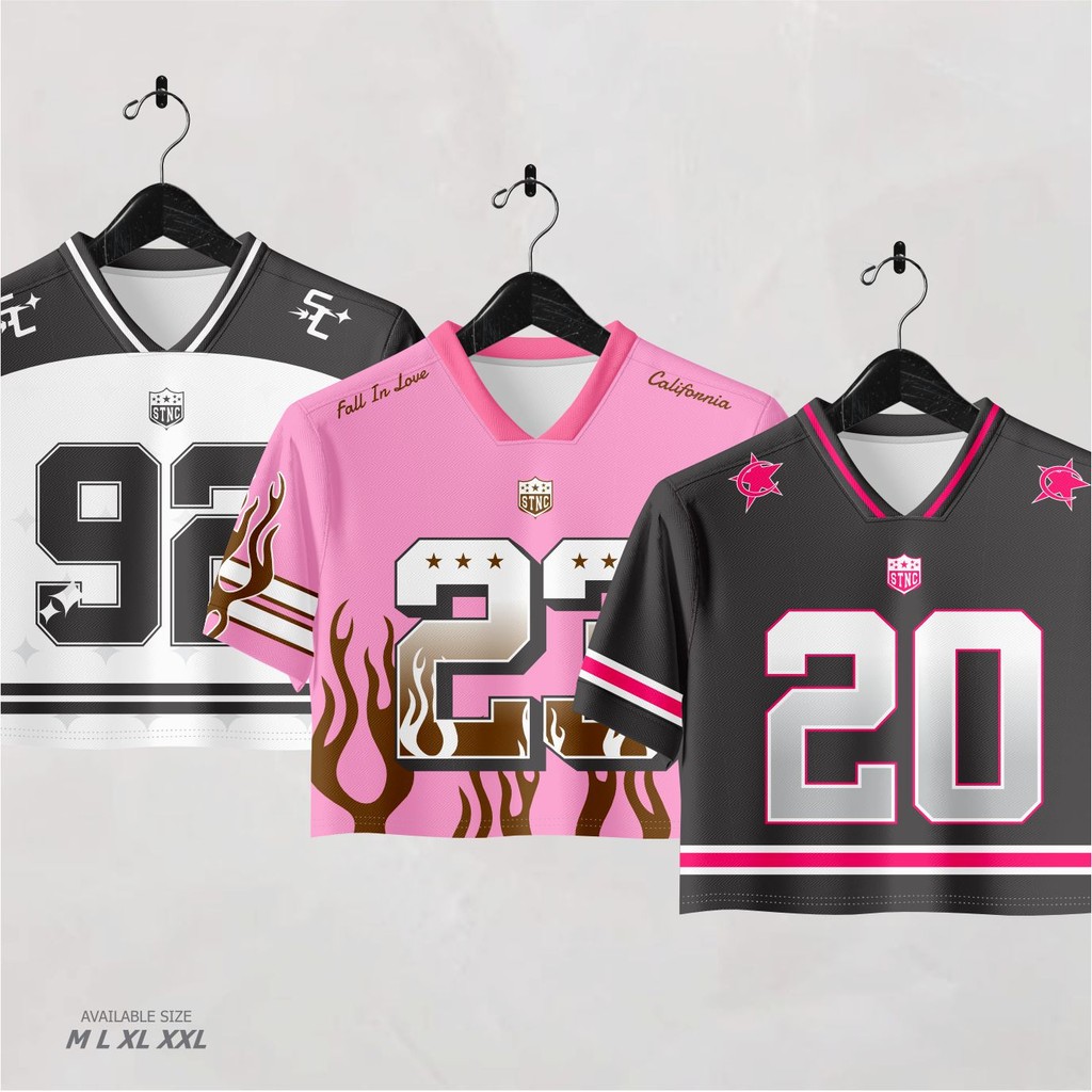 COQUETTE CROP TOP JERSEY / CROP TOP CLOTHES / ผ้า SKENA CROP TOP CLOTHES / CROP TOP