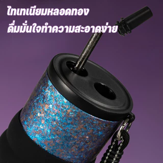 COD BIGCAR ถ้วยความร้อนไทเทเนียมบริสุทธิ์ 710ML ถ้วยฉนวนคุณภาพสูง เนื้อสัมผัสบางเบา ไทเทเนียมทั้งหมด ความรู้สึกหรูหรา