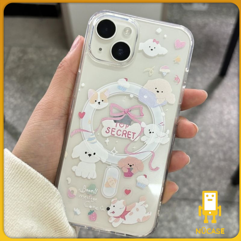 💖เข้ากันได้สำหรับ iPhone เปลือกดูดแม่เหล็ เคสไอโฟน 16promax 13 14plus15 PRO max XR 12 13pro 7P 14promax 16pro