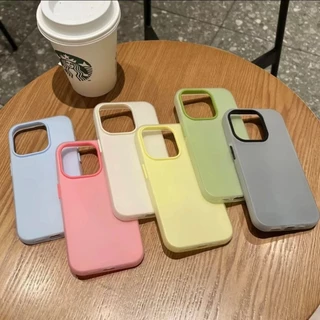 🔥GOOD🔥เคสโทรศัพท์แบบ 2 in 1 ซิลิโคนใส เคสเยลลี่ For iPhone 16 15 14 13 12 11 Pro Max X XR XS Max 7 8 6 Plus เคสไอโฟน เคส
