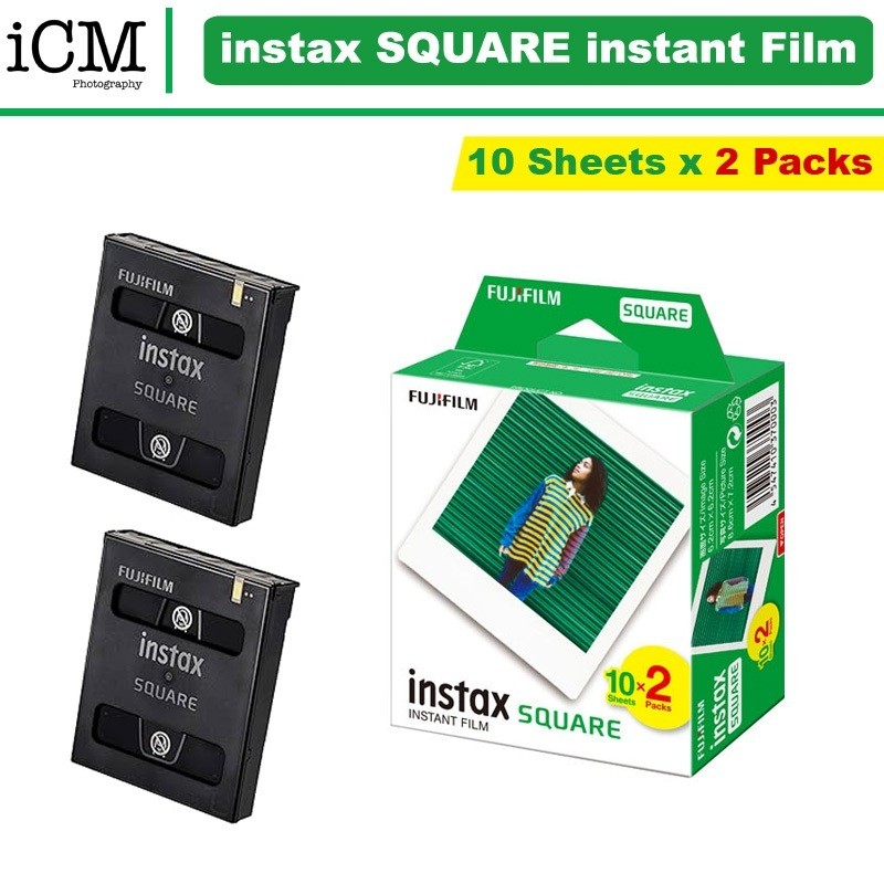 ฟิล์ม Fujifilm Instax Square สําหรับ SQ10 SQ6 SP3 20 แผ่น