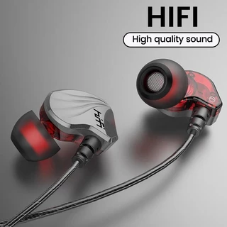 S2000 หูฟังสาย 6D Surround Bass หูฟังสายในหู 3.5 มม. หูฟังสเตอริโอ Auriculares หูฟังเกม Handfree พร้อมไมโครฟ์