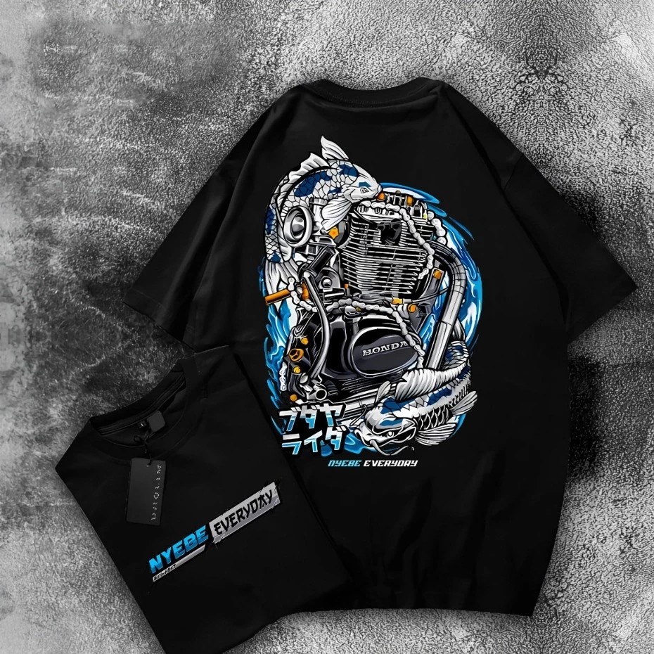 เสื้อยืด CHILDRENS 3-14 ปี NYEBE EVERYDAY V.2 "ENGINE FISH fashion_ok