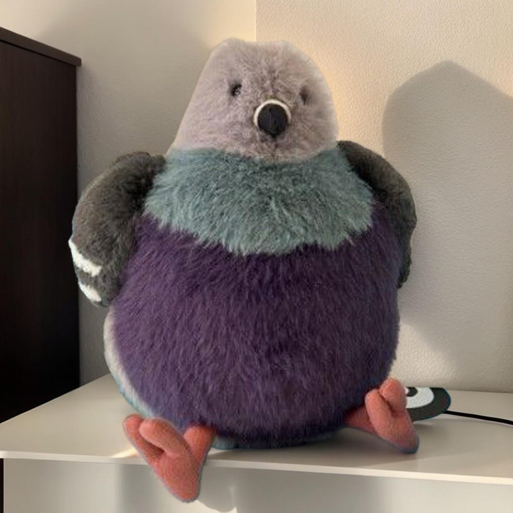 18 ซม.จําลองสัตว์ Series ไขมัน Pigeon Plush ของเล่นน่ารักตุ๊กตาอารมณ์ Comfort Companion ตุ๊กตา tayenith