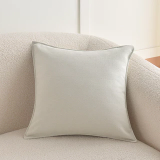 Simple Chenille ปลอกหมอนลายก้างปลา Jacquard ปลอกหมอนอิงห้องนั่งเล่นโซฟาปลอกหมอน