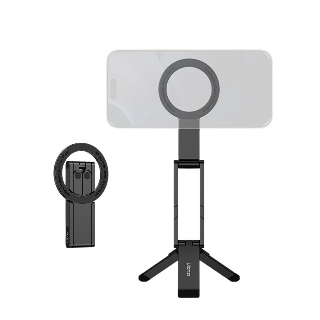 Ulanzi MA60 Foldable Magnetic Phone Tripod ขาตั้งมือถือ ไม้เซลฟี่ ระบบ MagS afe ต่อไฟเซลฟี่ ไฟดารา